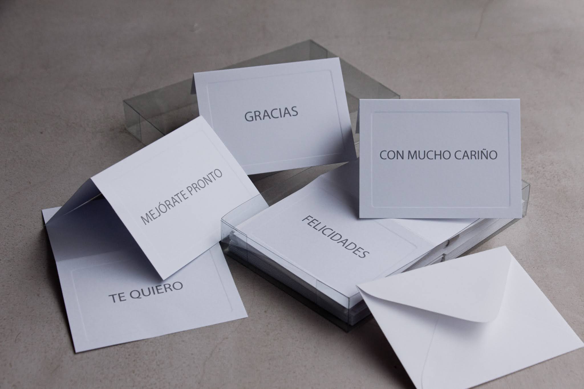 Paquete de tarjetas con 5 frases diferentes - Paquete de 10